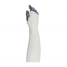 PIP 20-SD18TO, SPUN DYNEEMA SLV, 18" LONG W/TH KNIT CUFF, WHITE, ANSI2