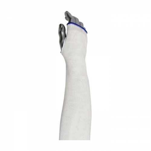 PIP 20-SD21TO, DYNEEMA SLEEVE, 21" W/TH KNIT CUFF, WHITE, ANSI A2