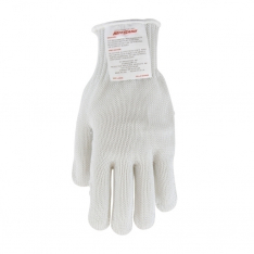 PIP 22-601LHL, KUT-GARD 3-STR S-STEEL WR-CORE/POLY, HVY WGT 1 SIDE SILAGRIP COAT, WHT, F-FGR