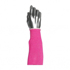 PIP 25-7612NP, KUT-GARD STEEL/POLY FIBER BLEND 10G SLEEVE, 12", N PINK, ANSI A7