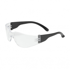 PIP 250-00-0000, Z11SM, CLR AS LENS, BLK TMPLS, RELAXED BRIDGE, FLEXIBLE TMPLS