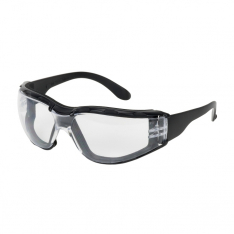 PIP 250-01-F020, Z12F, CLR AS/AF, FOAM PADDING, BLK TEMPLES