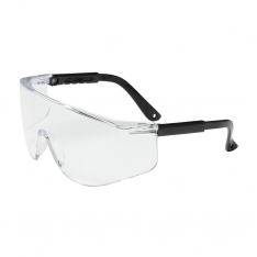 PIP 250-03-0080, Z28, CLR UNCOAT LENS, BLK ADJ TMPLS, OTG STYLE