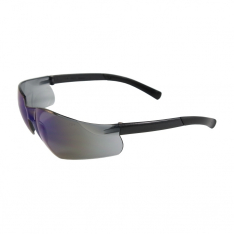 PIP 250-06-0006, Z13, BL MIR AS LENS, BLK TMPLS, RUBBER TMPLE ENDS