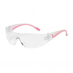 PIP 250-10-0900, EVA, CLR AS LENS, CLR/PINK TMPLS, RUBBER TMPL END, MOLDED BRIDGE