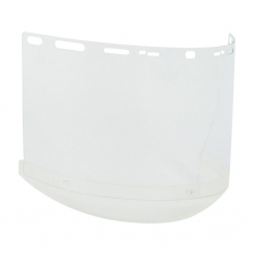 PIP 251-01-5210, CLEAR PC VISOR WITH CHIN CUP .04"X7"X15.5" UNIVERSAL FIT. UNIVERS