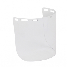 PIP 251-01-7301, CLEAR MOLDED POLYCARBONATE VISOR, CYLINDRICAL, UNIVERSAL FIT, .078"X8 .078&