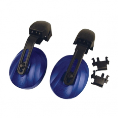 PIP 262-AEJ030-50, JSP SUREFIT CONTOUR EAR MUFFS, CAP MOUNTED, 21 DB NRR, BLUE, UNIVERSAL