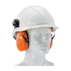 PIP 262-AEK010-HV, JSP INTER GPV EAR MUFFS, CAP MOUNT, 20 DB NRR, HI-VIS ORANGE, UNIVERSAL