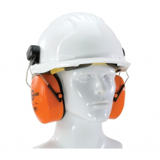 PIP 262-AEK020-HV, JSP INTER EXV EAR MUFFS, CAP MOUNT, 24 DB NRR, HI-VIS ORANGE, UNIVERSAL