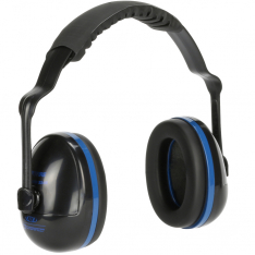 PIP 263-NP111, LIGHTWEIGHT EAR MUFF, PADDED HEADBAND,24DB NRR, BLACK/BLUE