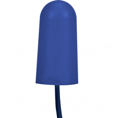 PIP 267-HPF210D, FOOD PRO METAL DETECTABLE, CORDED, 32 DB NRR, BLUE PU FOAM, 100/BOX