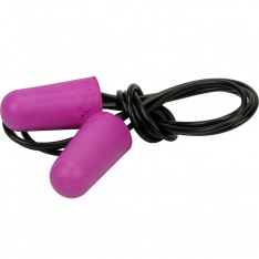 PIP 267-HPF310C, NANO BULLET EAR PLUGS, CORDED, 28 DB NRR, TURPLE PU FOAM, 100/BOX