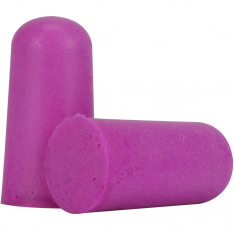 PIP 267-HPF310, NANO BULLET EAR PLUGS, UNCORDED, 28 DB NRR, TURPLE PU FOAM, 200/BOX