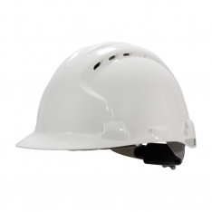 PIP 280-AHS150V-10, JSP MK8 EVOLUTION, WHITE, VENTED, TEXTILE SUSP, WHEEL RATCHT, CLASS C