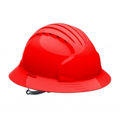 PIP-280-EV6141-60, JSP Evo6141 Full Brim, Red, 6-P