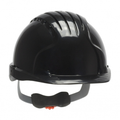 PIP 280-EV6151-11, JSP EVOLUTION 6151, BLACK, 6-PT TEXTILE SUSP, WHEEL RATCHT, CLASS E