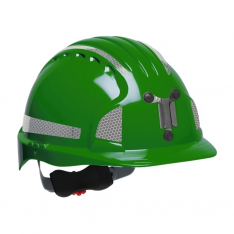 PIP 280-EV6151MCR2-30, JSP EVO6151 FOR MINING, GREEN WITH CR2 DECALS, LAMP BRACKET, CLASS C