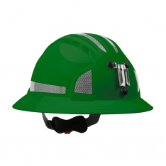 PIP 280-EV6161MCR2-30, JSP EVO6161 FULL BRIM FOR MINING, GREEN W/ CR2, LAMP BRACKET, CLASS C