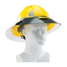 PIP 281-SSE-FB, SUN SHADE EXTENSION, FITS FULL BRIM HARD HATS, 40 MIL DARK GREEN