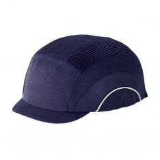 PIP 282-ABM130-21, JSP HARDCAP A1+ LOW-PROFILE, NAVY/ NAVY, MICRO 1" BRIM, HDPE LINER LINER