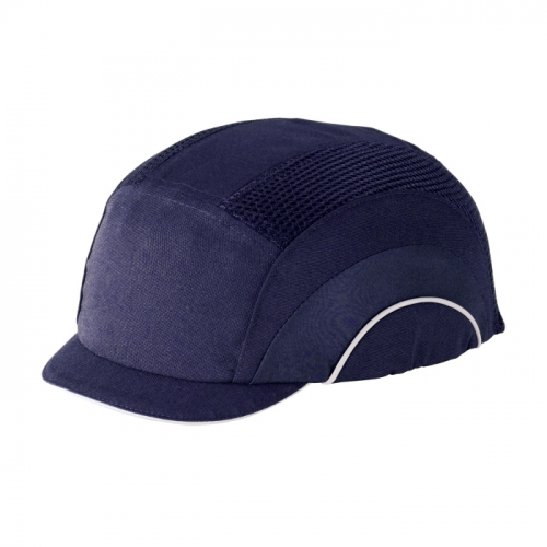 PIP 282-ABM130-21, JSP HARDCAP A1+ LOW-PROFILE, NAVY/ NAVY, MICRO 1" BRIM, HDPE LINER LINER