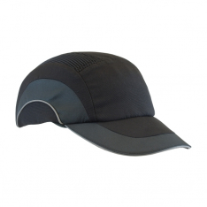 PIP 282-ABR170-11, JSP HARDCAP A1+ LOW-PROFILE, BLACK/ BLACK, STD 2.75" BRIM, HDPE LINER LINER