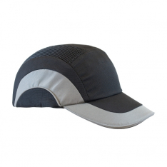 PIP 282-ABR170-12, JSP HARDCAP A1+ LOW-PROFILE, BLACK/ GRAY, STD 2.75" BRIM, HDPE LINER LINER