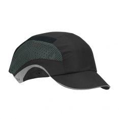 PIP 282-AES150-11, JSP HARDCAP AEROLITE, BLACK, LIGHT WEIGHT, SHORT 2" BRIM, HDPE LINER LINER