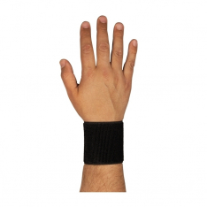 PIP 290-9010BLK, WRIST SUPPORT, BLACK, OSFM, ELASTIC FABRIC W/ HOOK AND LOOP CLOSURE