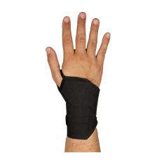 PIP 290-9011BLK, WRIST WRAP W/ THUMB LOOP, BLACK, OSFM ELASTIC W/ HOOK & LOOP CLOSURE