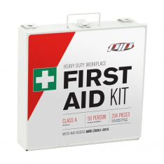 PIP 299-15050A-M, FIRST AID KIT, 50 PERSON, CLASS A, ANSI 2015, METAL BOX