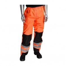 PIP 318-1771-OR/2X, CLASS E RIP STOP PU PANT, 5 POCKET, DRAWSTRING WAIST, REINFORCED, OR