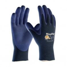 PIP 34-274/L, MAXIFLEX ELITE, 18G BLUE NYLON, NITRILE MICRO-FOAM GRIP