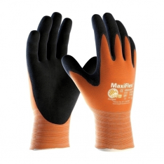 PIP 34-8014/L, MAXIFLEX ULTIMATE, 15G HV ORN. NYLON SHELL,BLK. MICROFOAM COATING