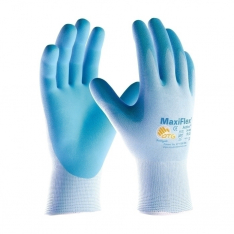 PIP 34-824/L, MAXIFLEX ACTIVE, 15G BL. NYLON AND ELASTANE SHELL, BL. FOAM NITRILE