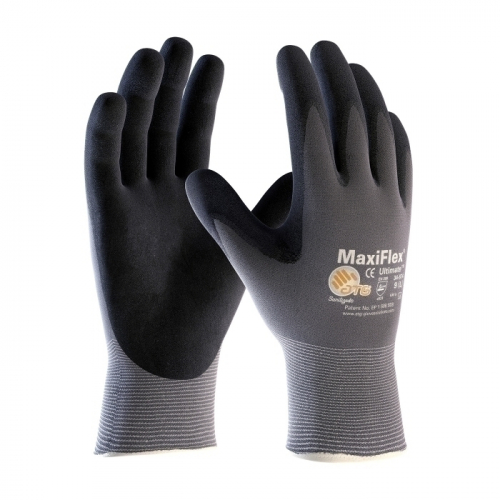 PIP 34-874/XXL, MAXIFLEX ULTIMATE, 15G GRAY NYLON SHELL, BLACK NITRILE MICROFOAM GRIP