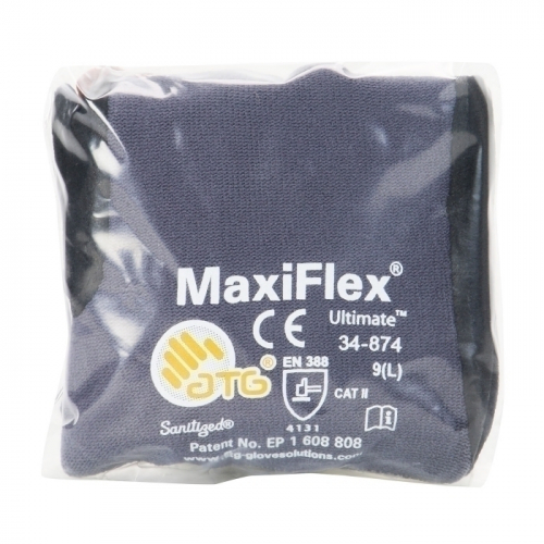 PIP 34-874V/XXL, MAXIFLEX ULTIMATE, GRAY 15G NYLON SHELL, MICROFOAM GRIP, VEND PACK