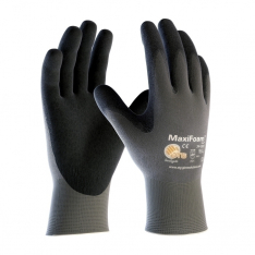 PIP 34-900/L, MAXIFOAM LITE, GRAY 15G NYLON SHELL, BLACK NITRILE FOAM COATING