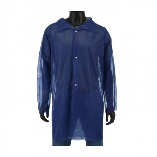 PIP 3511B/2XL, WEST CHESTER, BLUE SBP LAB COAT, NO POCKET, STANDARD WEIGHT