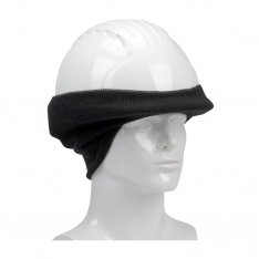 PIP 365-1505-BK, HARD HAT TUBE LINER, ACRYLIC RIB KNIT, BLACK