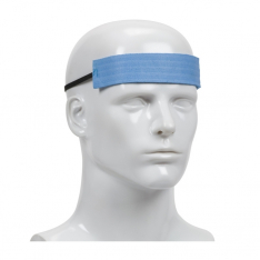 PIP 396-500, CELLULOSE SPONGE SWEATBAND, BLUE