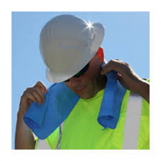 PIP 396-602-B-BULK, EZ-Cool Evap. PVA Cooling Towel, 13in. x 31in., Blue, BULK PACKED