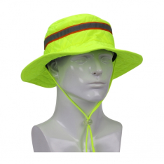 PIP 396-EZ450LY-2X/3X, EZ-COOL EVAP. COOLING RANGER HAT, HYPERKEWL QUITED FABRIC, HIVIS LY