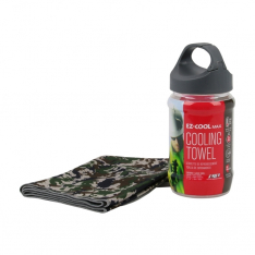 PIP 396-EZ900-GC, EZ-COOLMAX COOLING TOWEL, HOLLOW FIBER WICKING FABRIC 40"X12" CAMO Cam