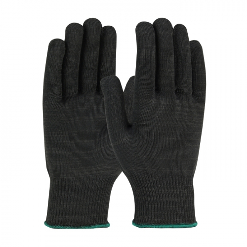 PIP 40-235BK/XXL, PRITEX 100% POLY SILICONE FREE 13G GLOVE LT WT BLACK