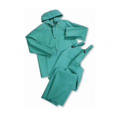 PIP 4045/L, WEST CHESTER, 40MM 2PC. RAINSUIT, PVC/POLY/PVC, FR, GREEN