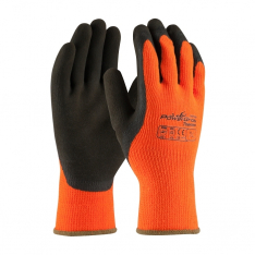 PIP 41-1400/L, PG THERMO, HV ORANGE 10G ACRYLIC SHELL, LATEX MICROFINISH GRIP, A2