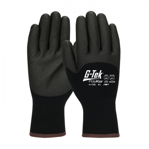 PIP 41-7322/XXL, G-TEK POLYKOR, 13G NYLON W/ 7G ACRYLIC LINER, 3/4 DIP PVC FOAM, A2