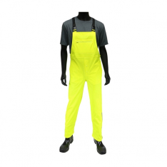 PIP 4540B/2XL, WEST CHESTER, HI-VIS YELLOW STRETCH PU BIB OVERALLS
